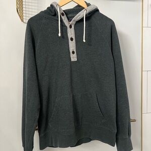 Hoodie - J Crew Large Grey